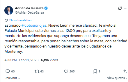 Next Energy enfrenta a Adrián de la Garza y Luis Donaldo Colosio Riojas