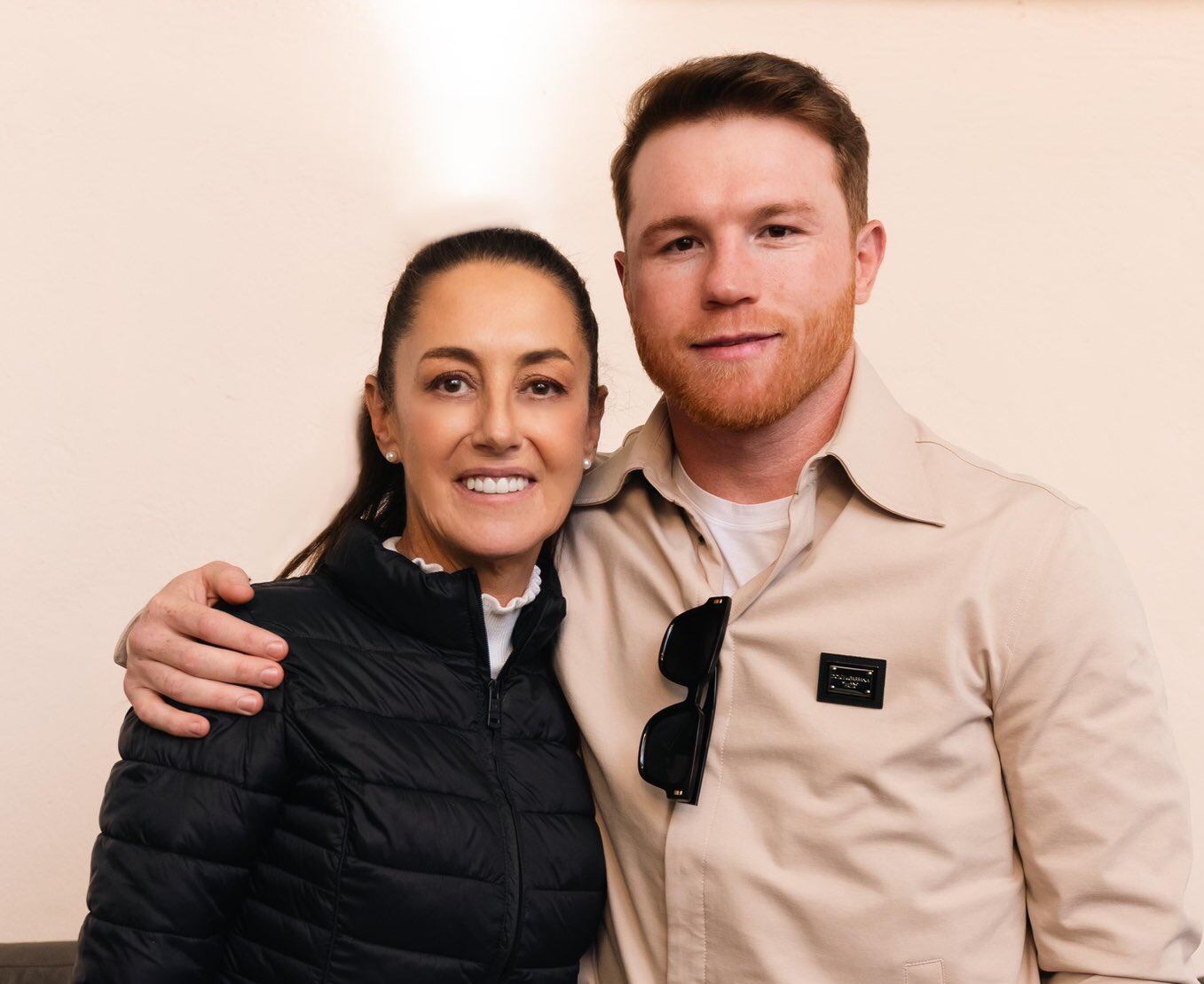Claudia Sheinbaum se reunió con Saúl "Canelo" Álvarez