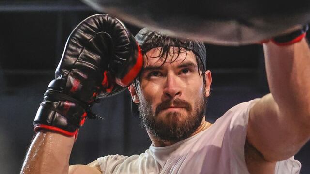 Germán Garmendia entrenando para La Velada del Año III
