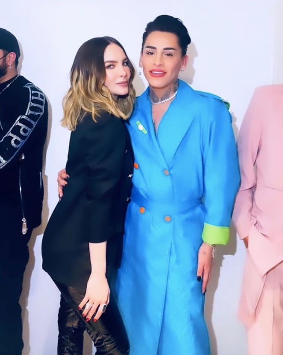 Belinda junto a Kunno