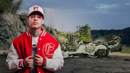 ¿Accidente o ataque? Camioneta de Natanael Cano quedó calcinada