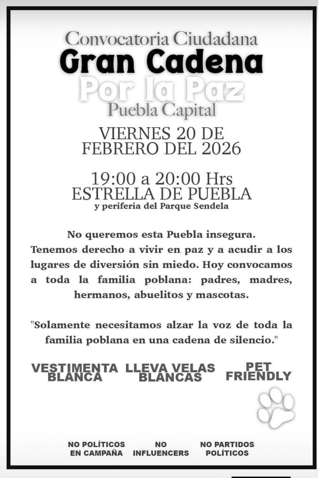 Protesta en Puebla pide esclarecer triple homicidio frente a bar de Angelópolis