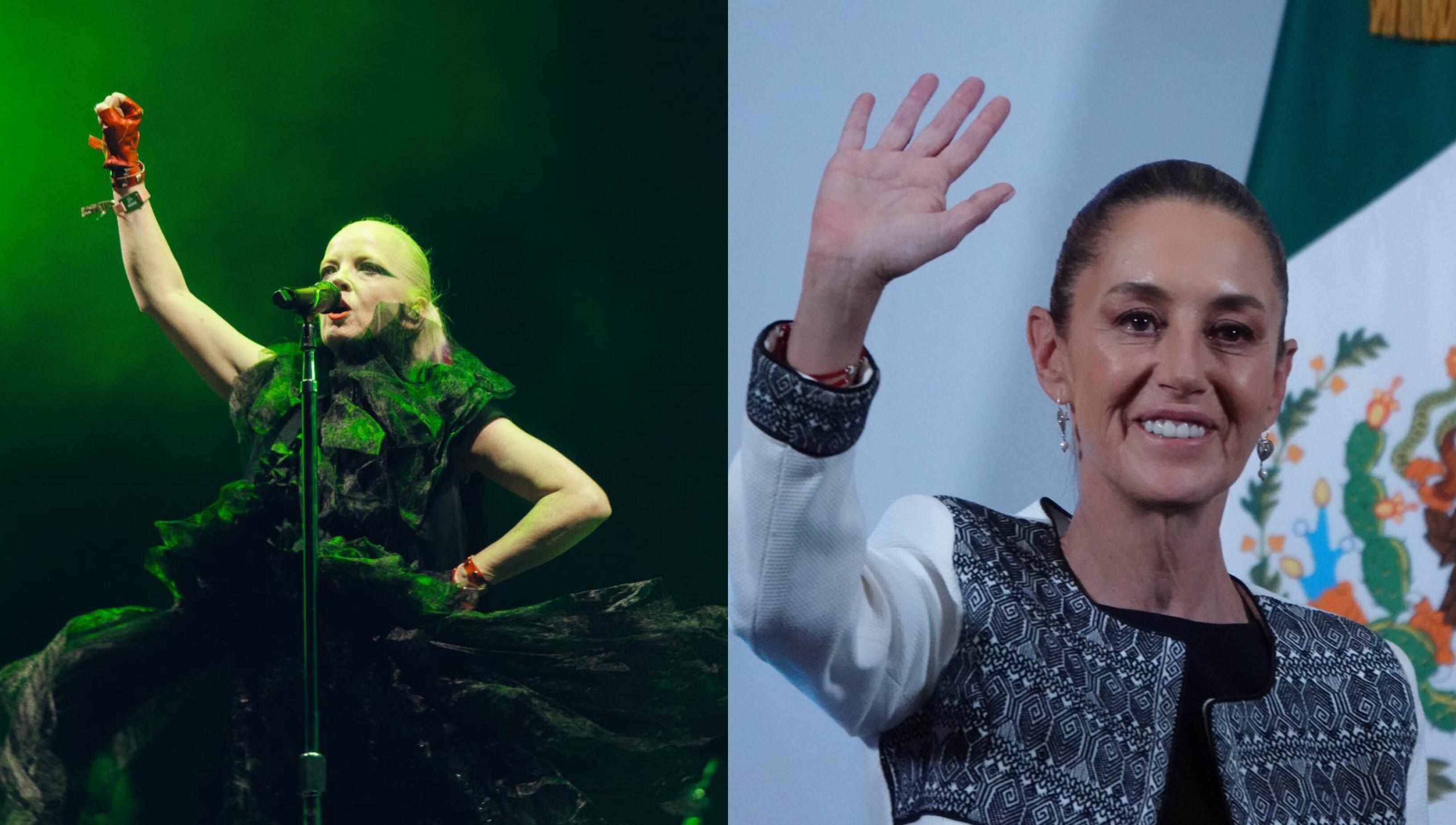 Shirley Manson, vocalista de Garbage, destaca gobierno de Claudia Sheinbaum