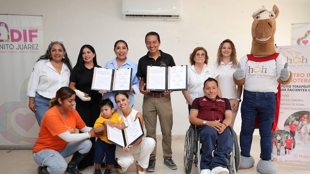 Ana Paty Peralta fortalece inclusión con terapias asistidas para personas con discapacidad.