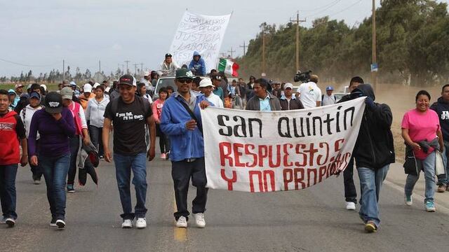 Jornaleros de San Quintín. Denuncias.