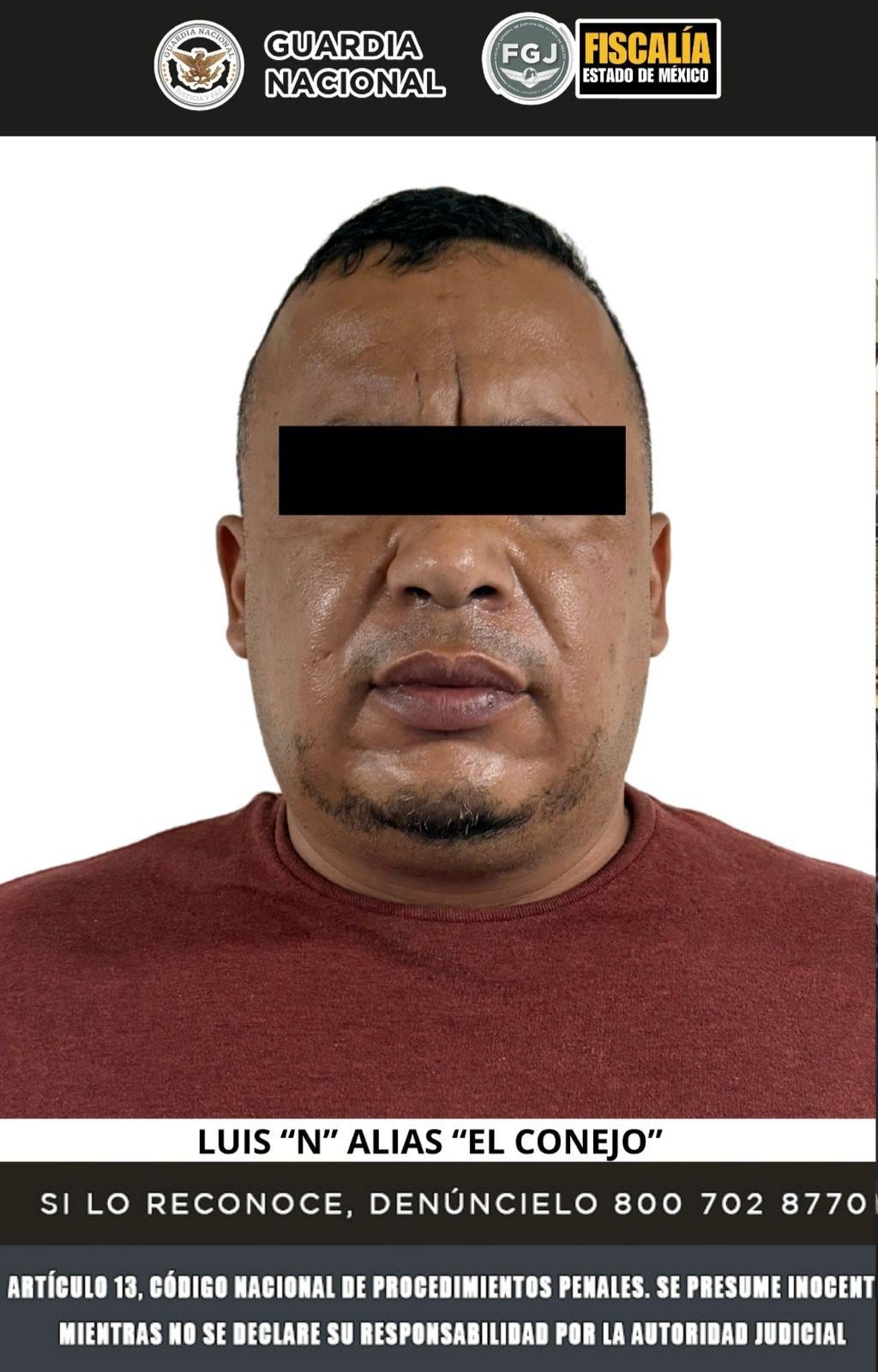 Luis N, alias El Conejo, es detenido por extorsiones en Ecatepec, Estado de México