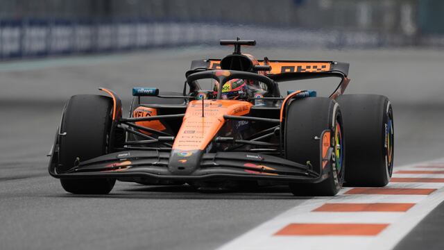 Oscar Piastri, piloto de McLaren, en el Gran Premio de Miami.