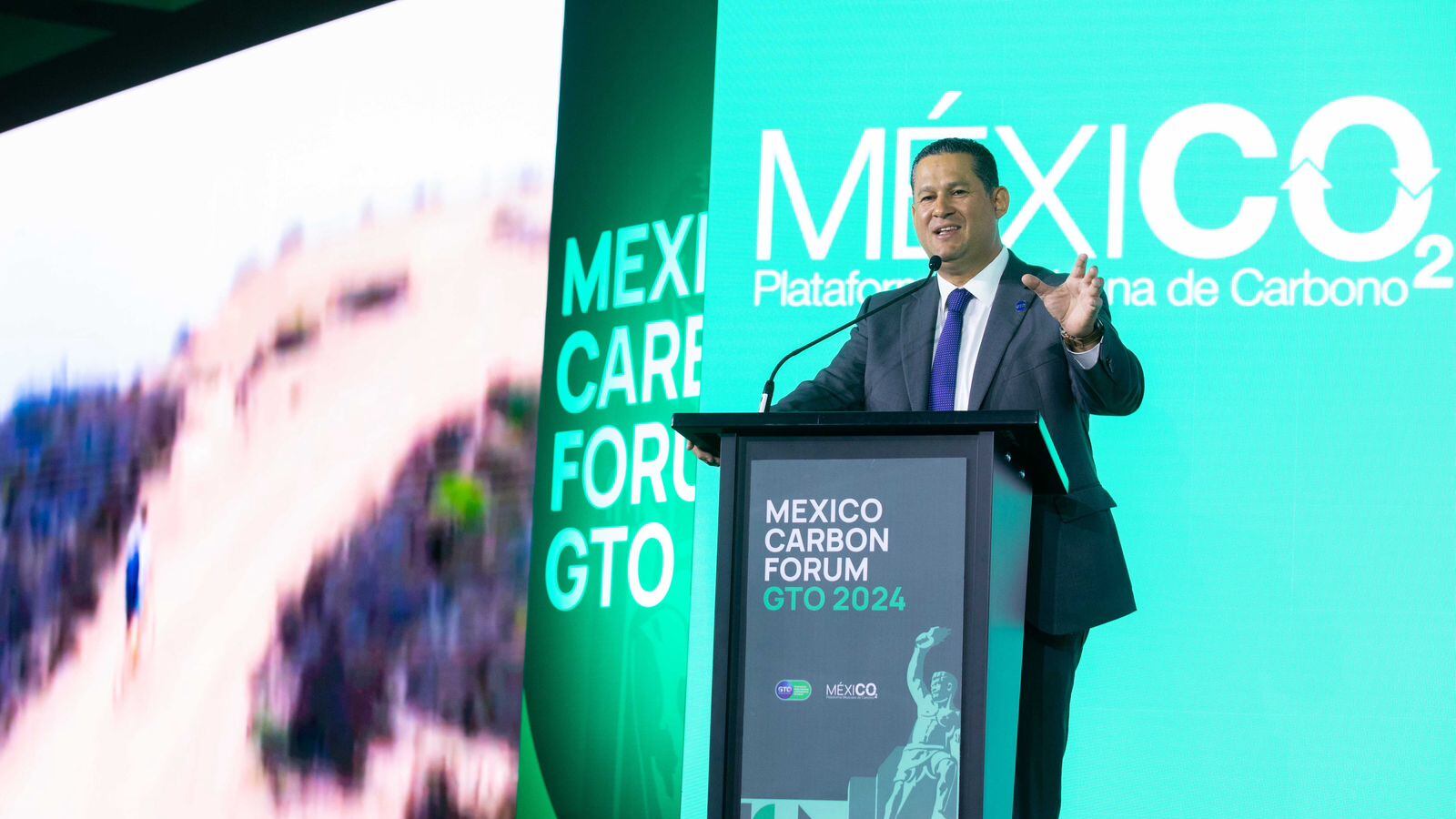 Diego Sinhue inauguró la 4ª edición México Carbon Forum 2024 en León, Guanajuato