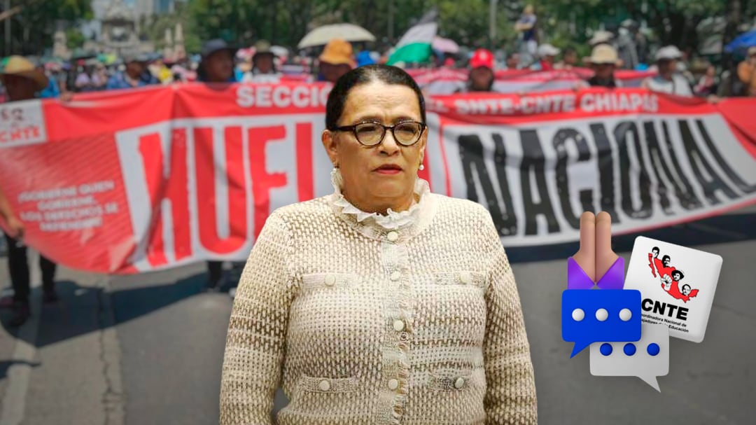 Rosa Icela Rodríguez pide a la CNTE volver a la mesa de diálogo por el bien de los estudiantes