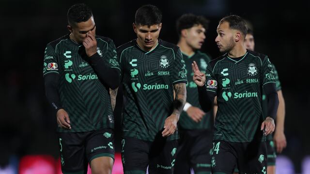 Jugadores de Santos Laguna en el actual Clausura 2025.