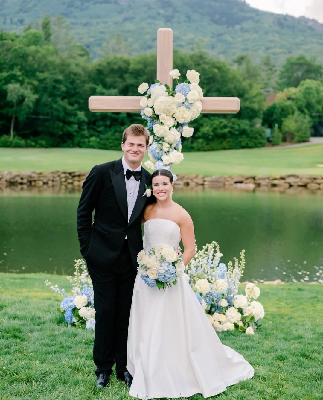 Ann Michael Maye, esposa del quarterback, Drake Maye.