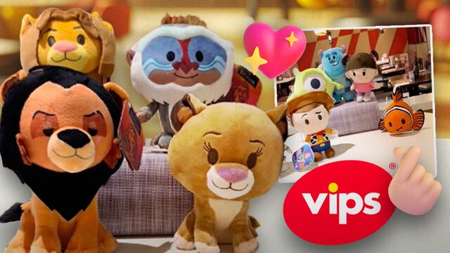 La colección de los peluches más bonitos de Disney Pixar en Vips
