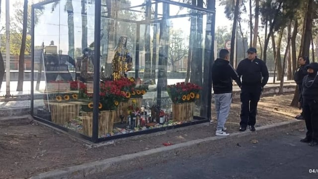 Altar satánico en Río Churubusco: Quitan supuesta ofrenda a la Santa Muerte en Iztacalco