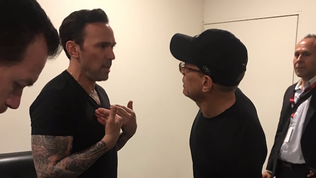 Jason David Frank y Jean Claude Van Damme a punto de pelearse