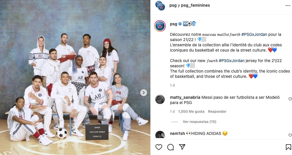 PSG le tapó los pies a Messi en la presentación de su nuevo uniforme