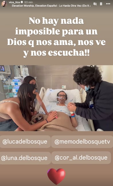 Memo del Bosque se encuentra hospitalizado