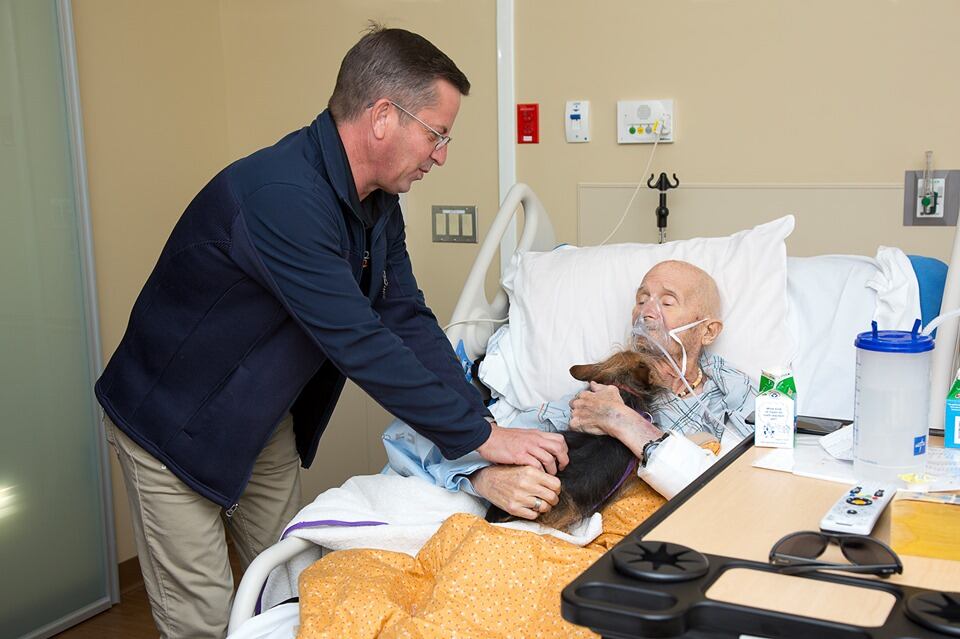 Reencuentro de "Patch" y su dueño