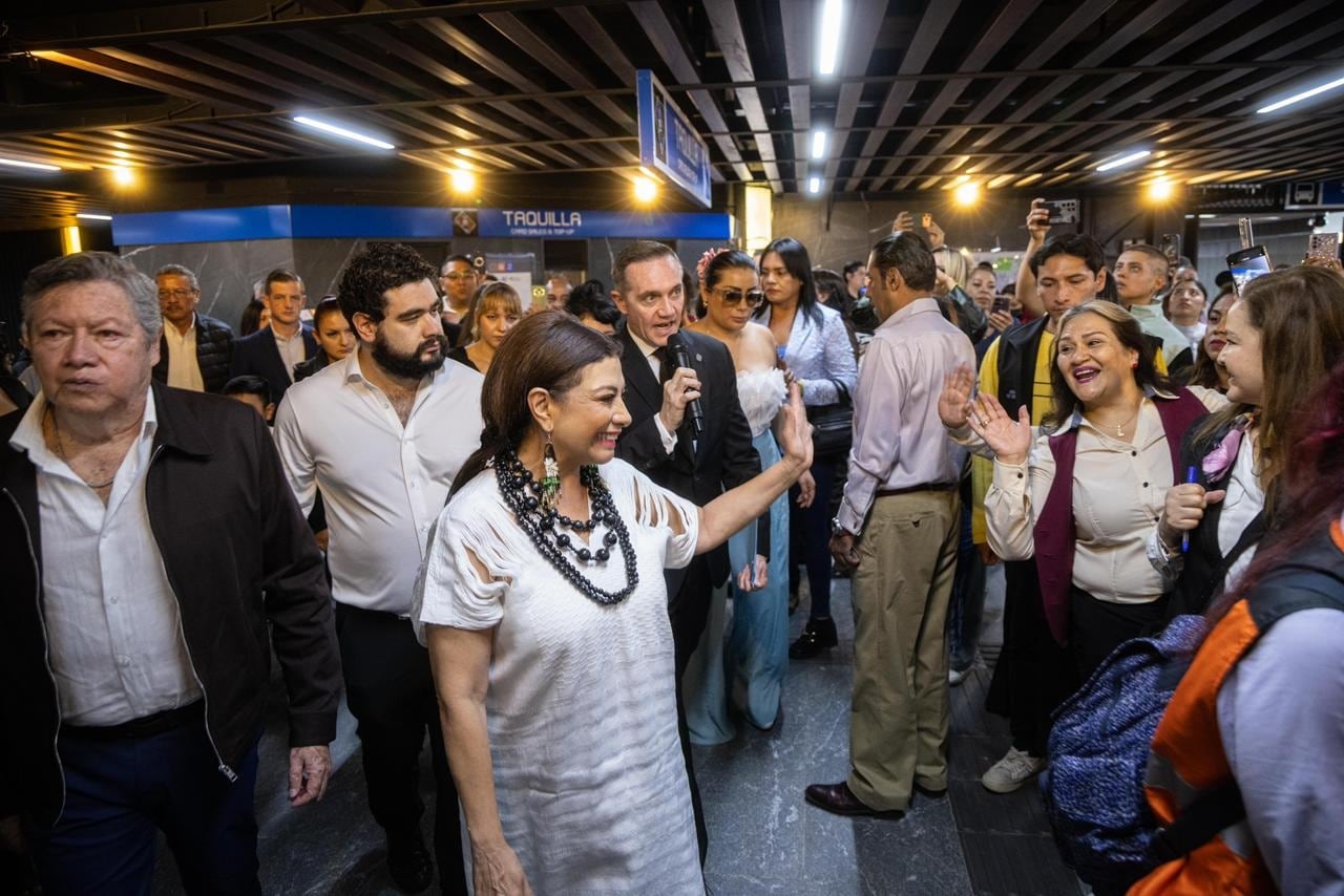 Clara Brugada reinaugura estaciones del Metro CDMX