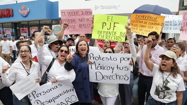 Xóchitl Gálvez se suma a protestas del Poder Judicial