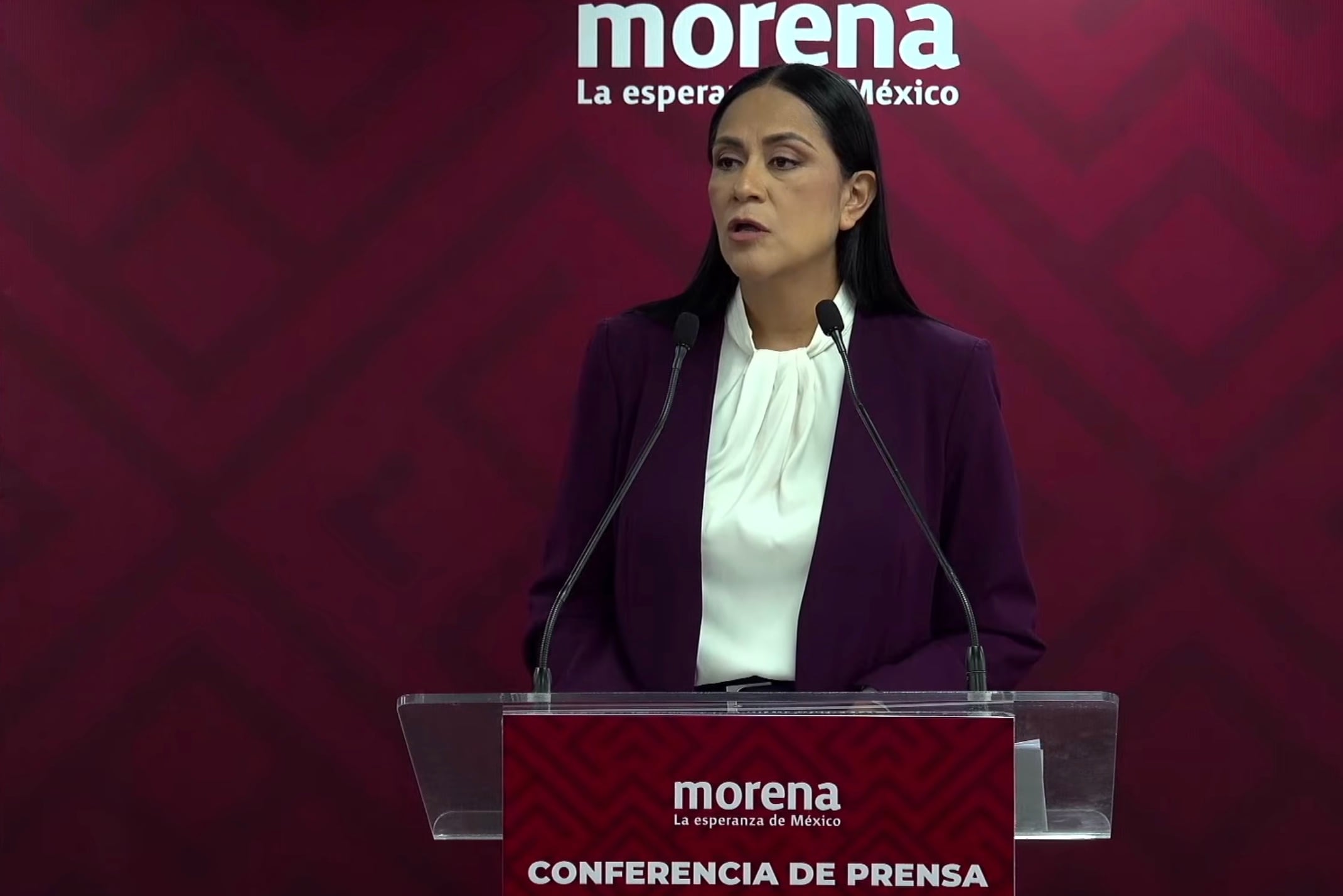 Ariadna Montiel, presidenta nacional de Morena