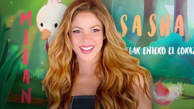 Shakira estrena Acróstico, una canción dedicada a sus hijos Milán y Sasha