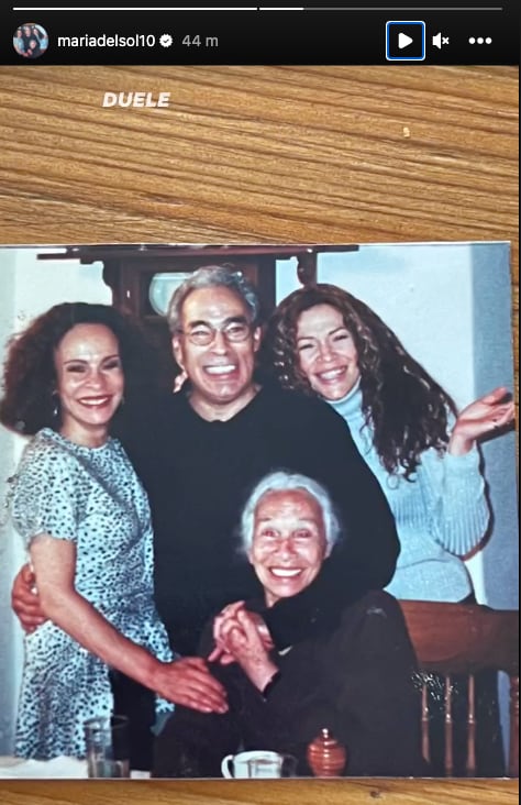 María del Sol recuerda a su hermano Alonso Echánove con una forografía