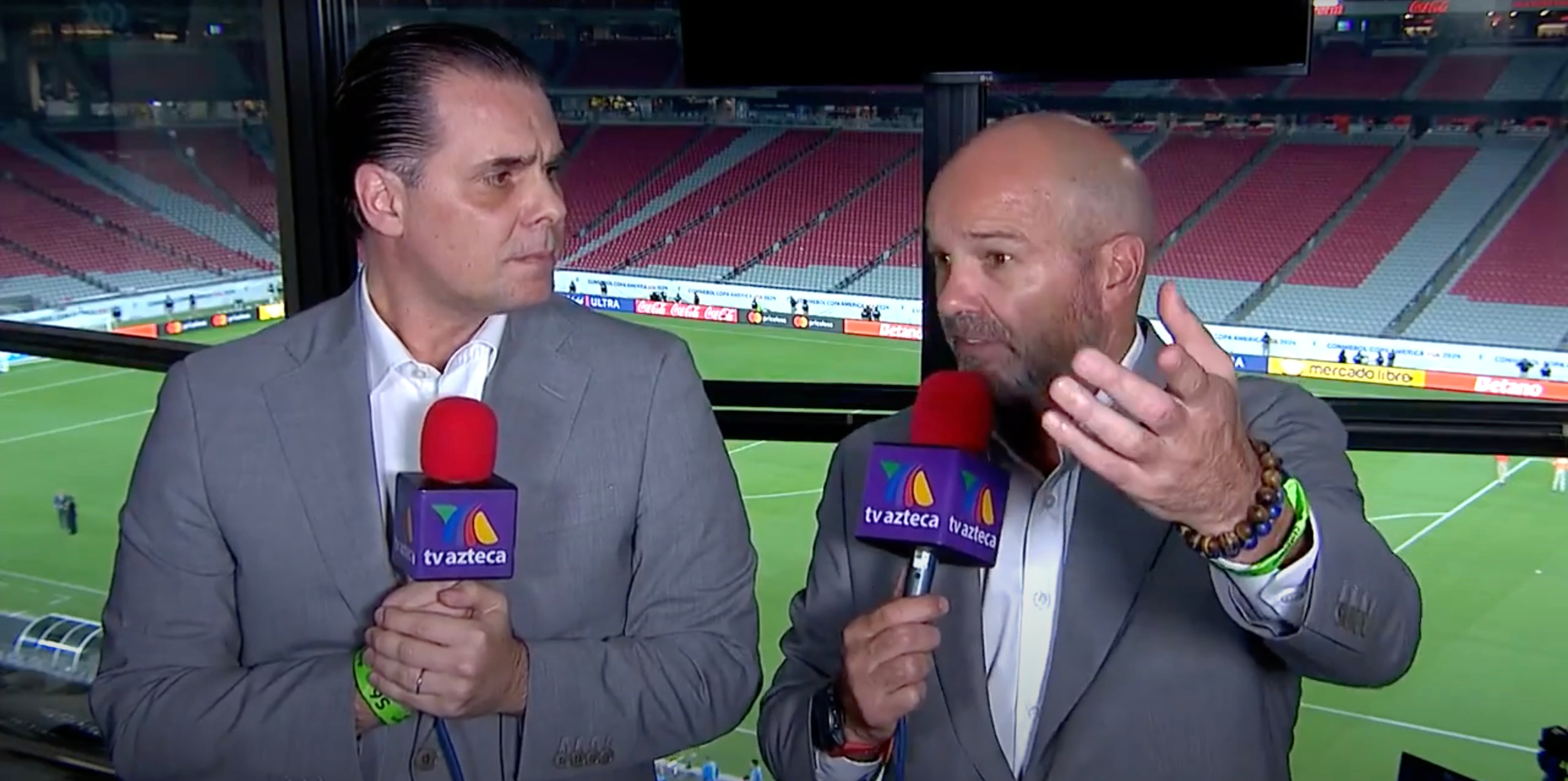 Luis García y Christian Martinoli