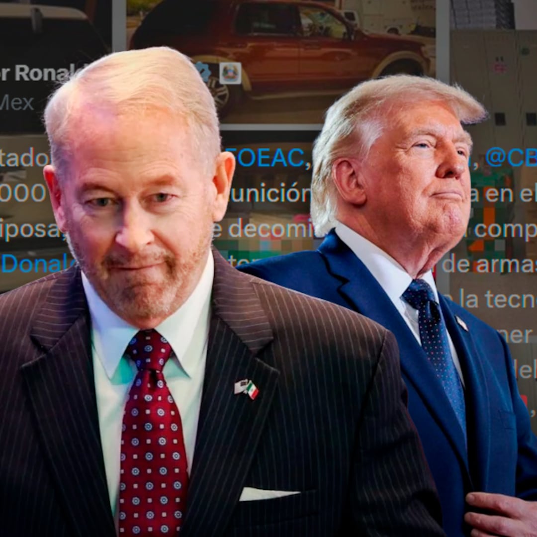 Ronald Johnson presume compromiso de Trump para combatir el tráfico de armas y desarmar cárteles