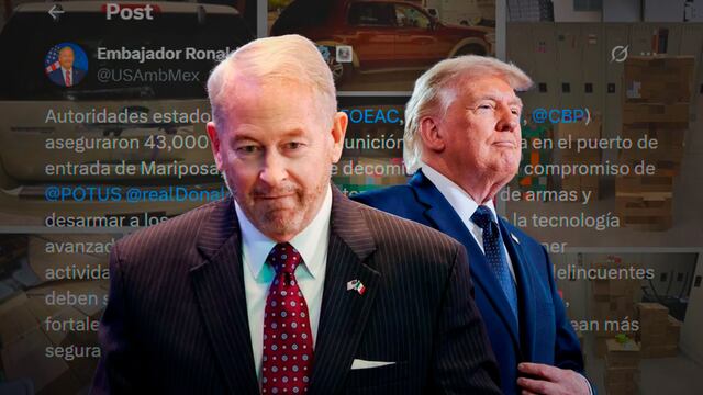 Ronald Johnson presume compromiso de Trump para combatir el tráfico de armas y desarmar cárteles