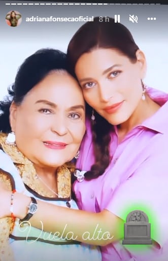 Adriana Fonseca recuerda a Carmen Salinas.