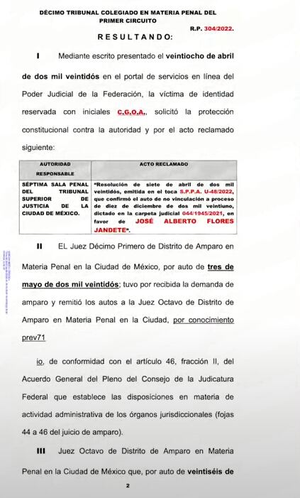Gustavo Adolfo Infante muestra vinculación a proceso de Chuponcito.