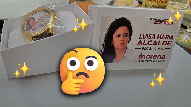 ¿Luisa Alcalde mandó a hacer un reloj como lideresa de Morena?