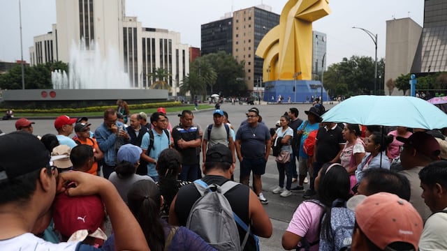 Bloqueo de la CNTE en Paseo de la Reforma