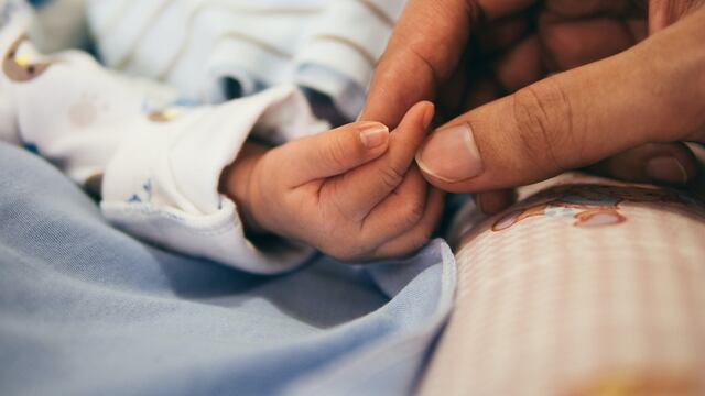 Niño en hospital