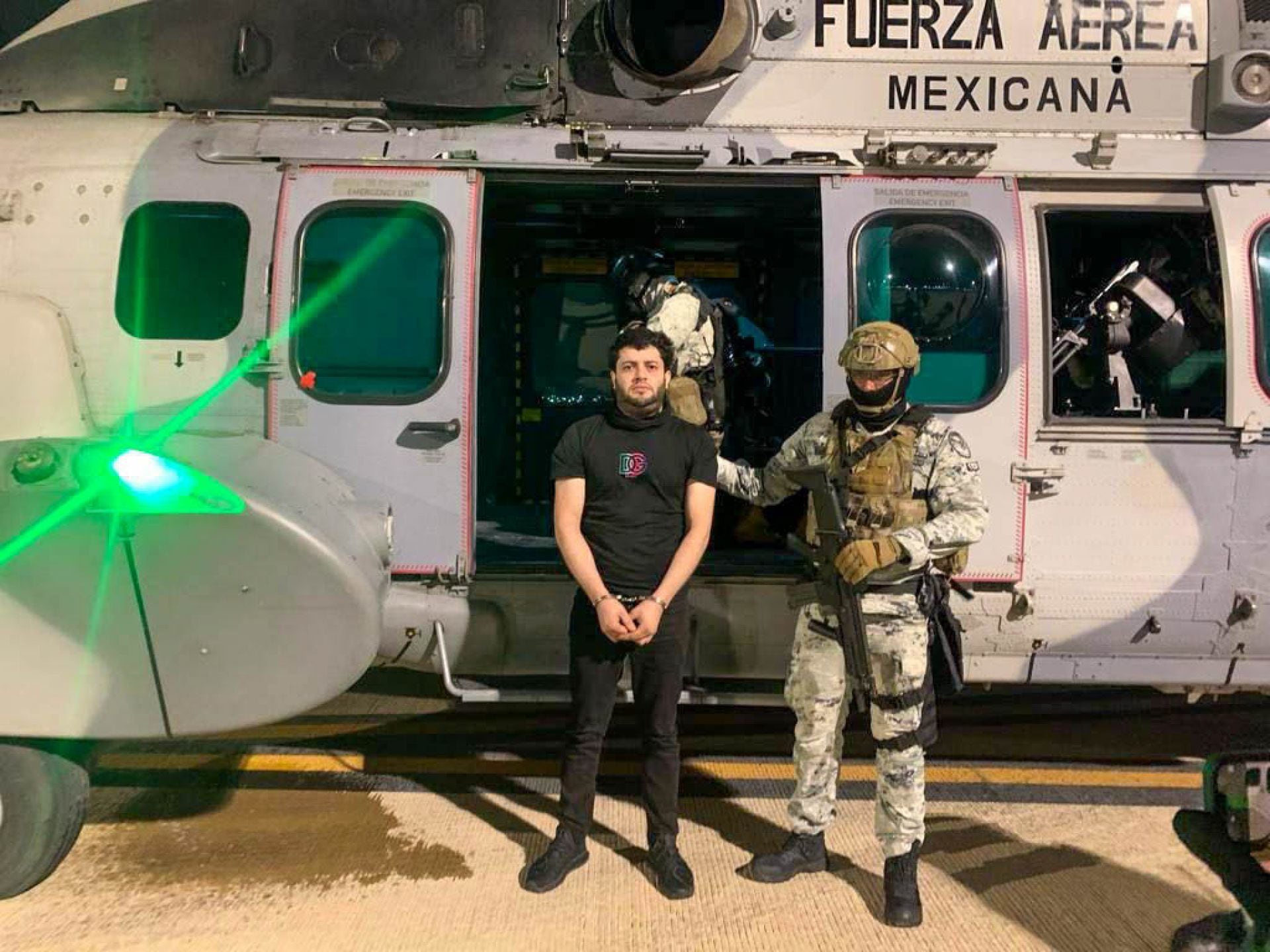 Detención de Néstor Isidro Pérez Salas, alías "el Nini"