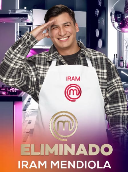 Iram Mendiola fue el primer eliminado de MasterChef Celebrity 2025