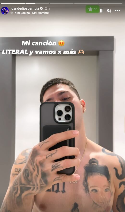 Juan de Dios Pantoja reacciona en modo tóxico a la canción Mal Hombre de Kimberly Loaiza