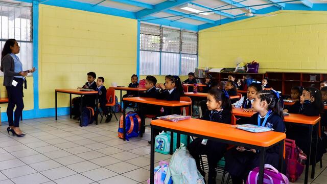 Salón de clases de educación básica