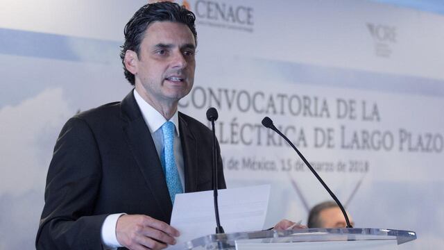 Guillermo Ignacio García Alcocer, comisionado presidente de la Comisión Reguladora de Energía