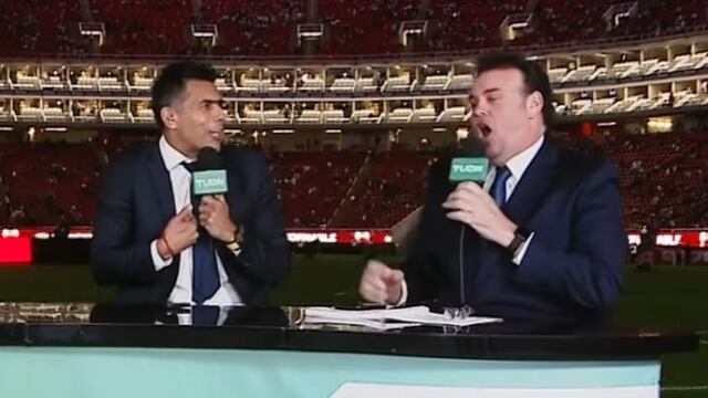 Oswaldo Sánchez y David Faitelson.