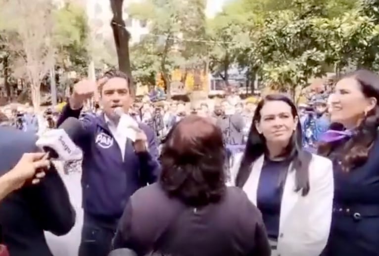 Jorge Romero enfrenta rechazo en protesta del IMSS