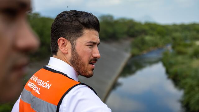 Samuel García destaca limpieza del río Pesquería