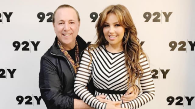 Tommy Mottola y Thalía