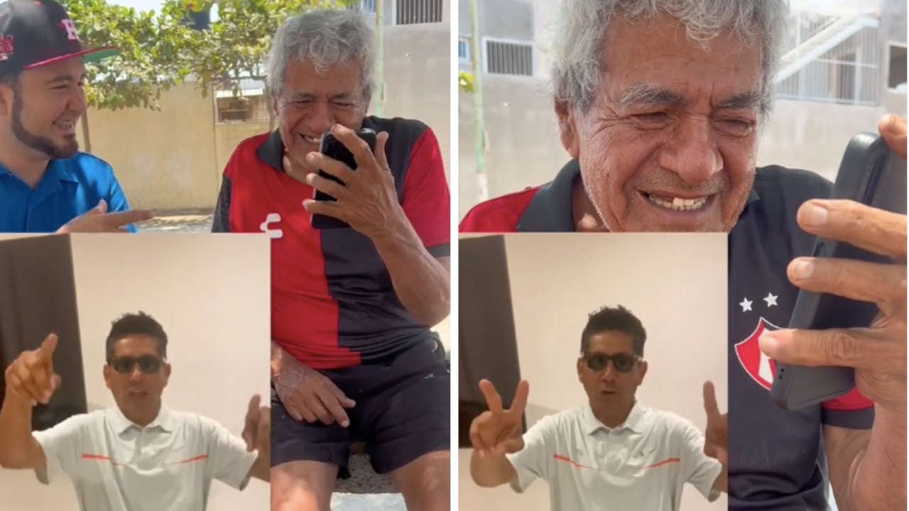Jorge Campos y el emotivo detalle que tuvo con uno de sus entrenadores de fuerzas básicas