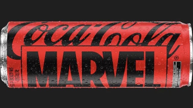 Latas Coca Cola y Marvel