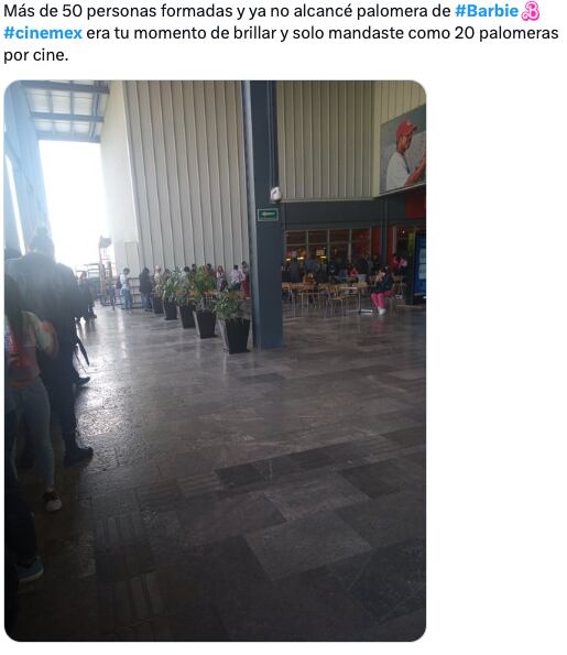 Palomeras de Barbie en Cinemex ya están agotadas, reportan los usuarios