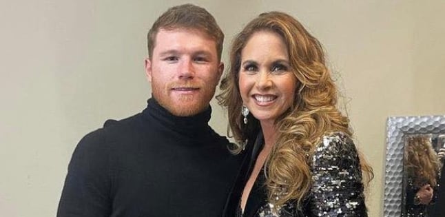 Saúl Canelo Álvarez y Lucero