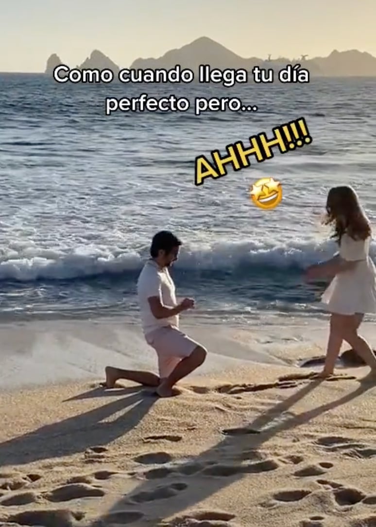 Propuesta de matrimonio a la novia