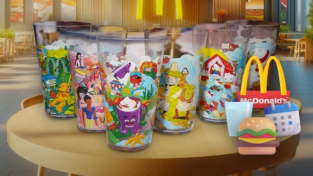 Vasos de colección de McDonald’s