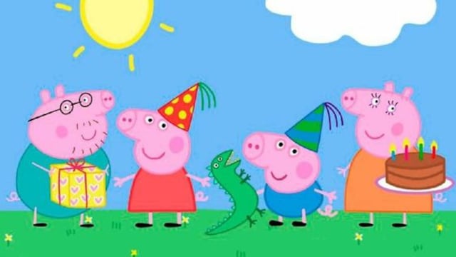 Dibujos de Peppa Pig de cumpleaños